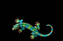 Силиконовый молд Ящерица