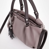 Сумка Саломея 607 наппа тауп + шоколад