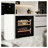 Винный шкаф MEYVEL MV26PRO-KBB2 69 л 592х572х596 мм сталь, черный