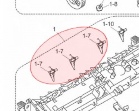 Brother lm4994001 - SEPARATE CLAW ASSY 15/3 (WASLM4866001)
