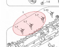 Brother lm4994001 - SEPARATE CLAW ASSY 15/3 (WASLM4866001)