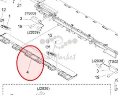 Canon buffer sshutter original FL3-3782-000