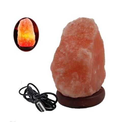 Солевая лампа Скала USB Himalayan Salt Lamp USB Natural