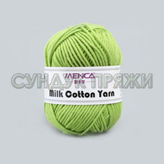 Milk Cotton Yarn 22 салатовый