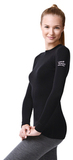 Комплект термобелья из шерсти мериноса Norveg Soft Black женский