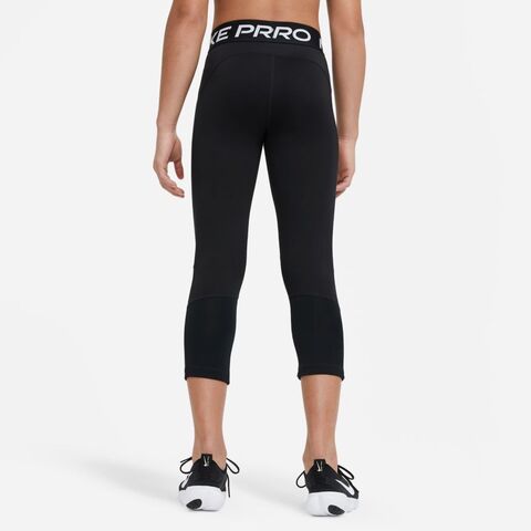 Капри для девочек Nike Pro Capri G - black/white