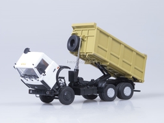 MAZ-5516 tipper white-yellow AutoHistory 1:43