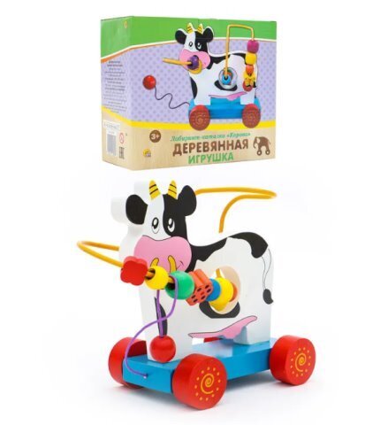 ДЕРЕВЯННАЯ ИГРУШКА. ЛАБИРИНТ-КАТАЛКА 