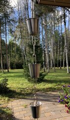 Дождевая цепь «Чарка нержавеющая на цепи»