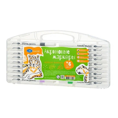 
          Маркер для скетчинга Basir, акриловый, белый корпус, 36 шт
