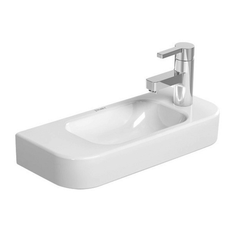 DURAVIT Happy D.2  Раковина 50х22 см, с 1 отв под смеситель справа DX,без  слив перелива, цвет белый. 711500008