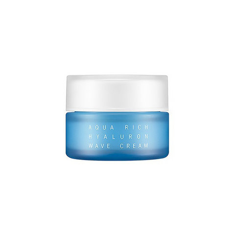 Ottie Aqua Rich Hyaluron Wave Cream увлажняющий крем с гиалуроновой кислотой и AHA-кислотами