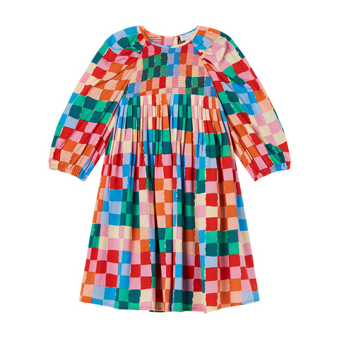 Платье Stella McCartney Kids Multicolor Check