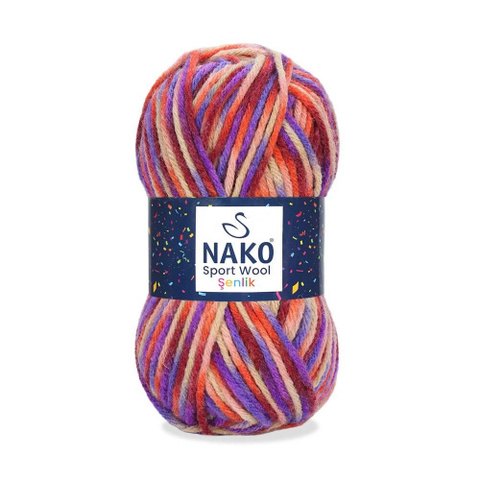Sport Wool Senlik NAKO (25% шерсть, 75% акрил, 100 гр/120 м)