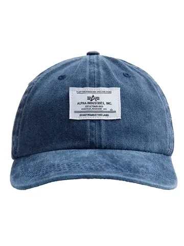 Бейсболка Alpha Industries Battlewash Cap Rep. Blue (Синяя)