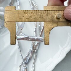 Жемчуг натуральный барочный, 1 нить, Ж003