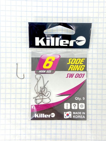 Крючок KILLER SODE-RING № 6 продажа от 10 шт.