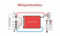 Плата контроля BMS Li-ion 4S 12V 40A