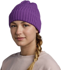 Шапка вязаная с флисом Buff Knitted & Fleece Band Hat Renso Purple - 2