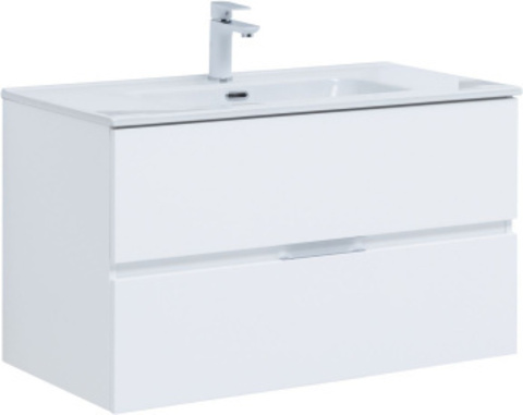 Aquanet 303920 Компл.3 - Тумба Алвита new 90 цв.белый матовый (303920)
