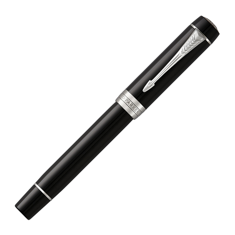 Ручка перьевая Parker Duofold, Black CT, F (1931365)