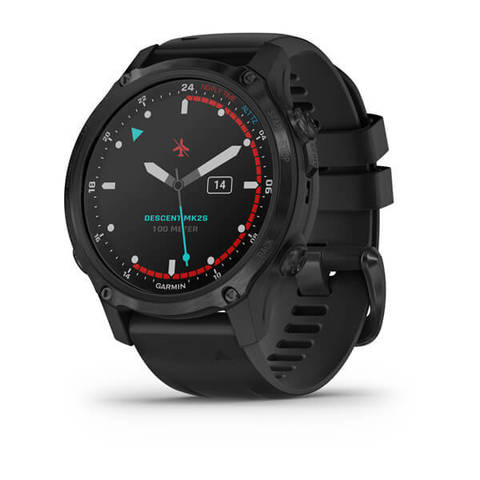 Garmin Descent Mk2S серый с чёрным ремешком