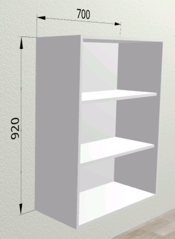 Кухня Мария шкаф верхний высокий 700