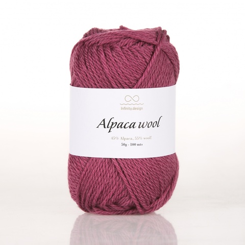 Пряжа Infinity Alpaca Wool 4644 слива