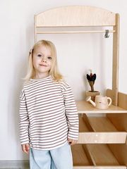 Лонгслив Mjölk в полоску