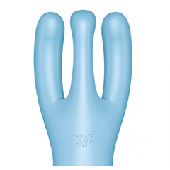 Клиторальный вибростимулятор Satisfyer Threesome 4 Connect App голубой