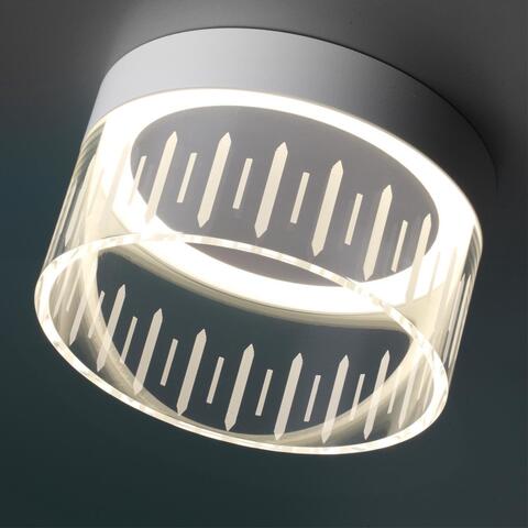 359003 OVER NT23 000 белый Накладной светодиодный светильник IP20 LED 4000K 18W 85-265V AURA