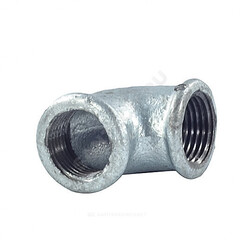 Угольник проходной чугун оц Ду 32 (1 1/4") ВР/ВР Fittex