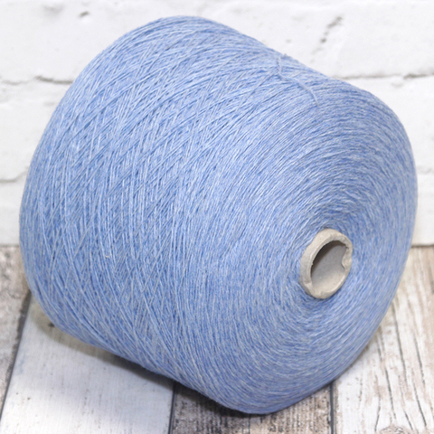 Шерсть 100% SPORTWOOL 15/2 голубой меланж