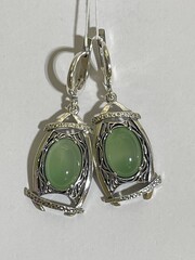 Палермо  (серьги из серебра)
