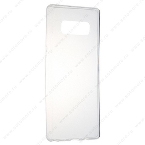 Накладка силиконовая ультра-тонкая для Samsung Galaxy Note 8 прозрачная