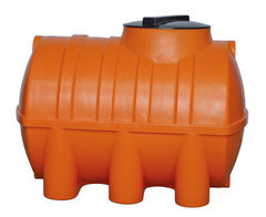 Бочка Экогрупп ДВ 250 л. горизонтальный (740x630x920см;синий) - арт.561091