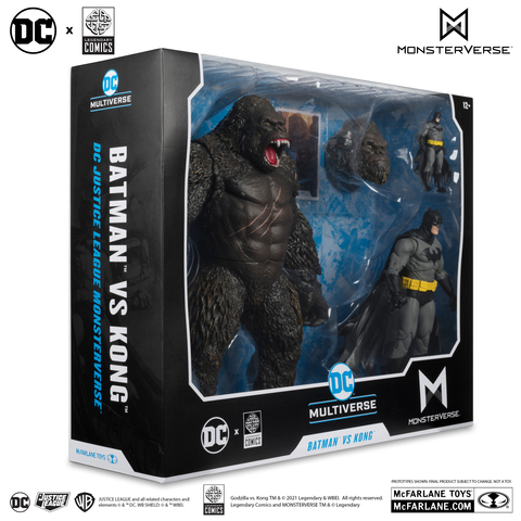 Фигурки набор Бэтмен против Конга Justice League vs. Godzilla vs. Kong