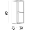 Cezares 53133 Шкафчик подвесной с открытыми полками 20x12x100