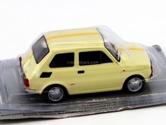 Fiat 126P Nauka Jazdy cream white-yellow 1:43 DeAgostini Kultowe Auta PRL-u