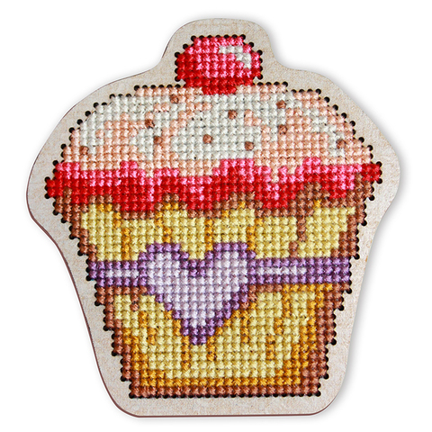 Коллекция:	Вышивка по перфорированной форме¶Название по-английски:	Wooden cross-stitch kit¶Название