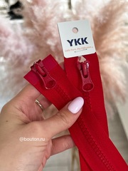 Молния YKK тракторная, двухзамковая тип 5 алая 519