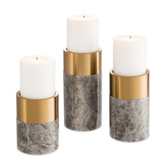 Подсвечник Candle Holder Sierra set of 3 арт.113286