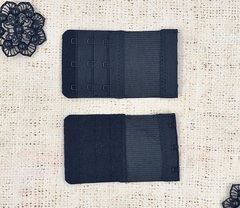 Застежка-удлинитель для бюстгальтера, р. 9,5*5,5см/14мм, чёрный