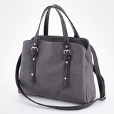 Сумка Саломея 166 македония серый + черный