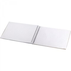 
          Блокнот А6+, гребень, Alingar, мелованный картон, 48 л., клетка, "Нежные тюльпаны"