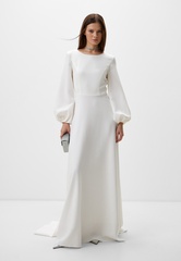 Свадебное платье с открытой спиной