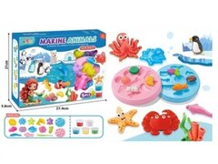 Пластилин Морские жители 25 эл, размер 28*21