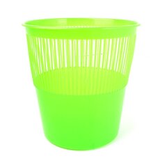 
          Корзина для бумаг Alingar,12 л, сетчатая, круглая, пластик, салатовая флуоресцентная