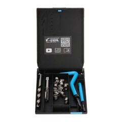 Набор для восстановления резьбы М 8,0х1,0 24пр V-Coil Volkel 04013