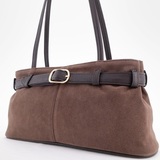 Сумка Саломея 215 эко-замша шоколад